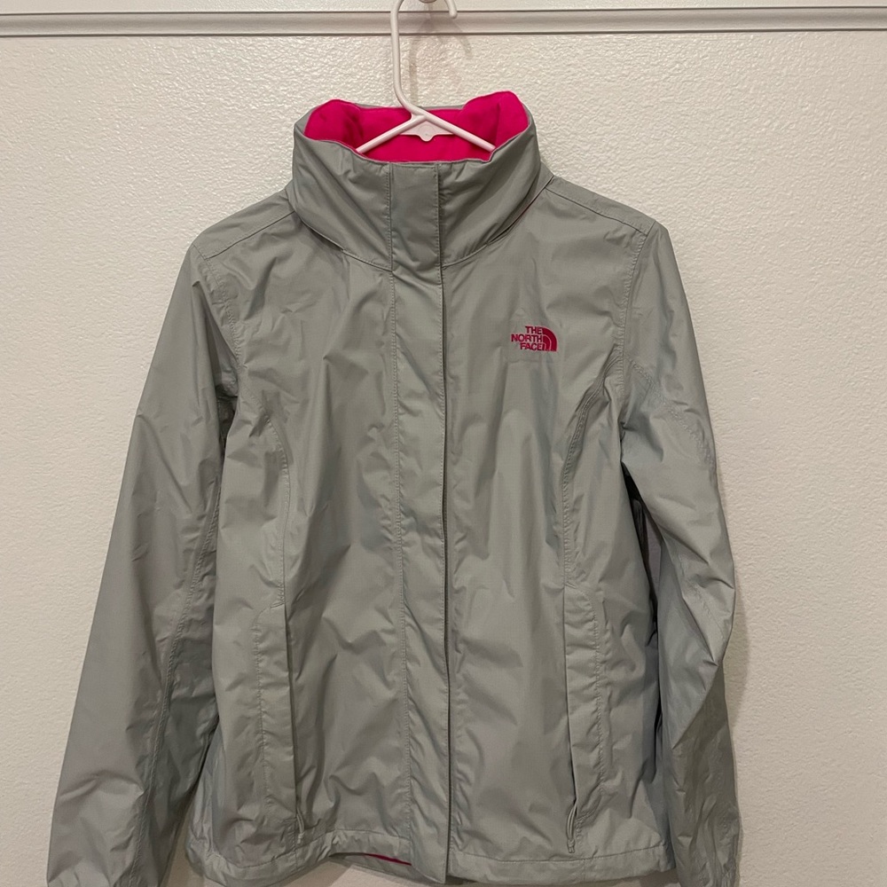 The North Face Pink Grey Ribbon Resolve Jacket Women's - Picture 5 of 15